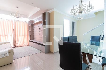 Sala de casa de condomínio para alugar com 3 quartos, 92m² em Jardim Umuarama, São Paulo