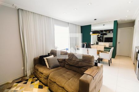Sala de apartamento à venda com 3 quartos, 129m² em Vila Romana, São Paulo