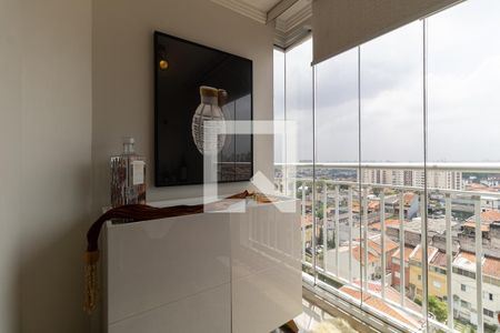 Varanda da Sala de apartamento à venda com 3 quartos, 68m² em Vila Caraguata, São Paulo