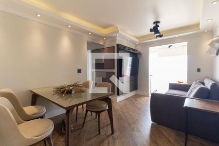 Sala de apartamento à venda com 3 quartos, 68m² em Vila Caraguata, São Paulo