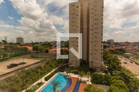 Vista da Sacada da Sala de apartamento à venda com 4 quartos, 128m² em Parque Prado, Campinas