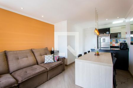 Sala de apartamento para alugar com 3 quartos, 61m² em Vila Alzira, Santo André