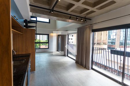 Sala/Cozinha/Área de Serviço de apartamento para alugar com 1 quarto, 80m² em Savassi, Belo Horizonte