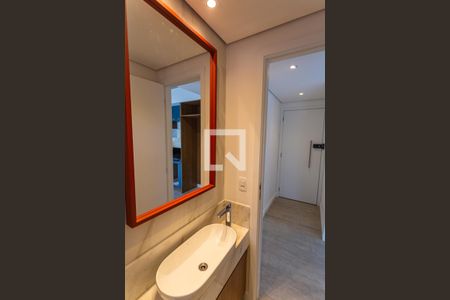 Lavabo da Sala/Cozinha/Área de Serviço de apartamento para alugar com 1 quarto, 80m² em Savassi, Belo Horizonte