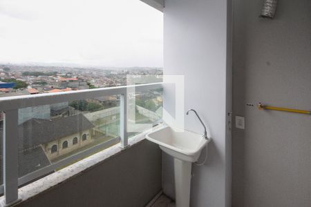 Varanda da Sala de apartamento para alugar com 2 quartos, 43m² em Jardim Adutora, São Paulo