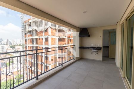 Varanda gourmet de apartamento à venda com 3 quartos, 133m² em Jardim São Paulo, São Paulo
