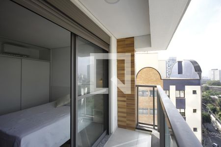 Varanda de kitnet/studio para alugar com 1 quarto, 25m² em Vila Mariana, São Paulo