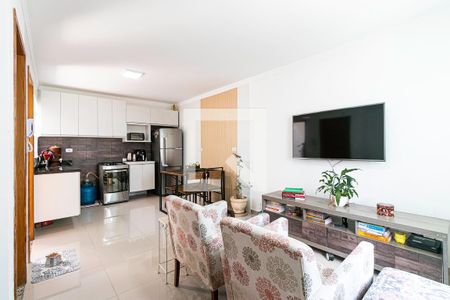 Sala de casa de condomínio para alugar com 2 quartos, 65m² em Penha de França, São Paulo