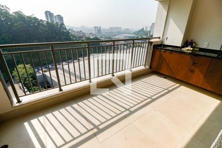 Varanda da Sala de apartamento à venda com 2 quartos, 84m² em Vila Andrade, São Paulo
