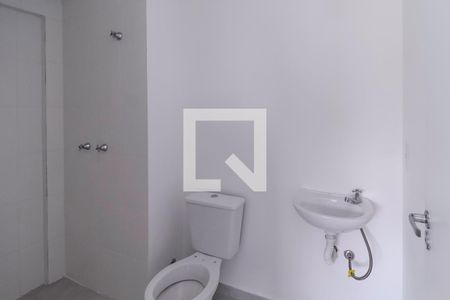 Banheiro da Suíte de apartamento para alugar com 1 quarto, 36m² em Jardim Jamaica, Santo André