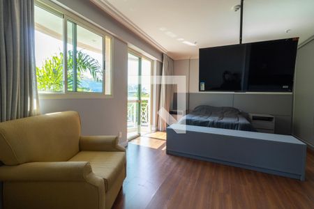 Sala/Quarto/Cozinha de apartamento para alugar com 1 quarto, 35m² em Barra da Tijuca, Rio de Janeiro