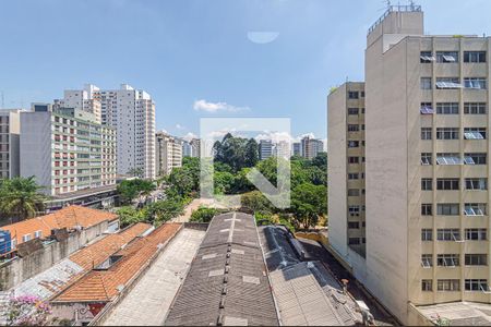 Vista do Quarto de apartamento para alugar com 1 quarto, 30m² em Consolação, São Paulo