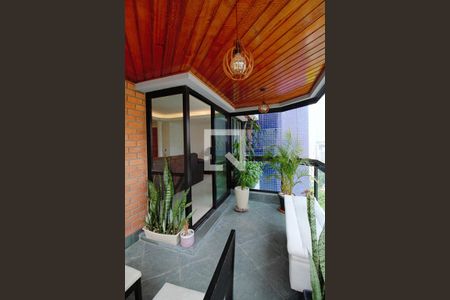Varanda da Sala de apartamento à venda com 4 quartos, 170m² em Vila Andrade, São Paulo