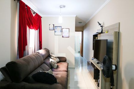 Sala de apartamento à venda com 2 quartos, 110m² em Parque Novo Oratório, Santo André