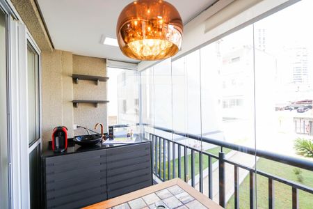 Varanda - Sala de apartamento para alugar com 1 quarto, 42m² em Santana, São Paulo