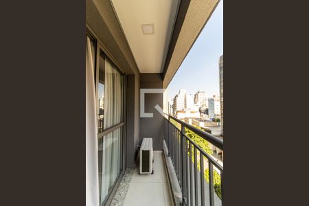 Varanda de kitnet/studio para alugar com 1 quarto, 22m² em República, São Paulo