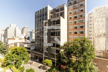 Vista do Studio de kitnet/studio para alugar com 1 quarto, 22m² em República, São Paulo