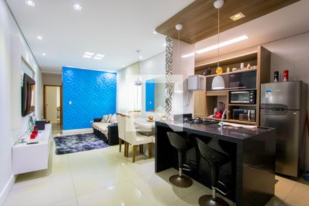 Sala de apartamento à venda com 2 quartos, 132m² em Vila Pires, Santo André