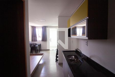 detalhe da cozinha de kitnet/studio para alugar com 1 quarto, 25m² em Cidade Antônio Estevão de Carvalho, São Paulo