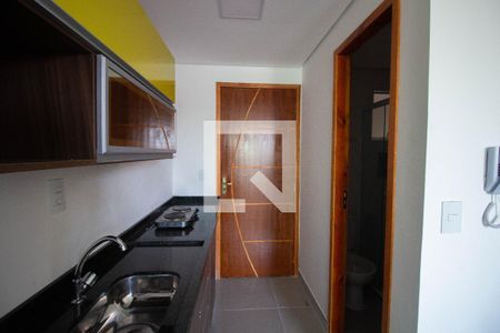 detalhe da cozinha de kitnet/studio para alugar com 1 quarto, 25m² em Cidade Antônio Estevão de Carvalho, São Paulo