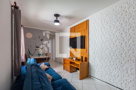 Sala de apartamento à venda com 3 quartos, 85m² em Vila Eldízia, Santo André