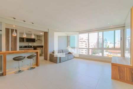 Sala de apartamento à venda com 1 quarto, 95m² em Auxiliadora, Porto Alegre