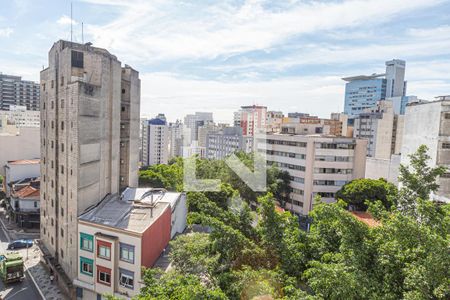 Vista da Sala de apartamento à venda com 1 quarto, 40m² em Consolação, São Paulo