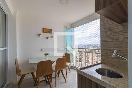 Varanda gourmet de apartamento à venda com 3 quartos, 78m² em Ponte Preta, Campinas