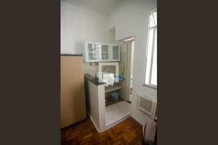 Cozinha de kitnet/studio à venda com 1 quarto, 20m² em Copacabana, Rio de Janeiro
