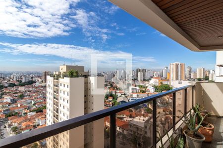 Varanda da Sala de apartamento à venda com 4 quartos, 165m² em Jardim São Paulo, São Paulo