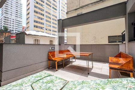 Varanda de kitnet/studio à venda com 1 quarto, 40m² em Pinheiros, São Paulo