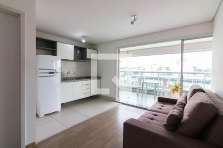 Sala de apartamento para alugar com 1 quarto, 43m² em Campo Belo, São Paulo