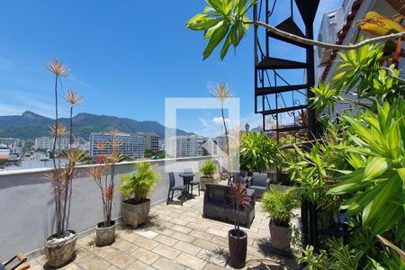 Varanda e acesso ao terraço de apartamento à venda com 4 quartos, 305m² em São Cristóvão, Rio de Janeiro