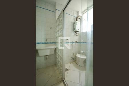 Banheiro de apartamento para alugar com 1 quarto, 44m² em Glória, Rio de Janeiro
