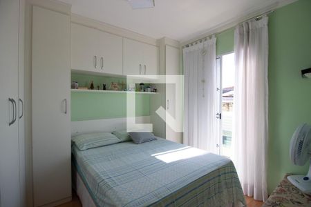 suíte 1 de casa de condomínio à venda com 2 quartos, 65m² em Vila Monte Santo, São Paulo
