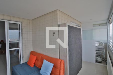 Varanda da Sala de apartamento para alugar com 2 quartos, 89m² em Ponta da Praia, Santos