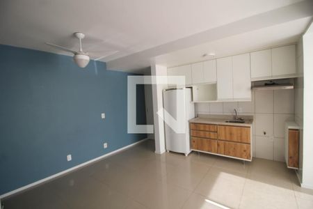 Sala/Cozinha de apartamento à venda com 2 quartos, 47m² em Estância Velha, Canoas