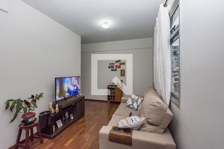 Sala de apartamento à venda com 3 quartos, 90m² em Coração de Jesus, Belo Horizonte