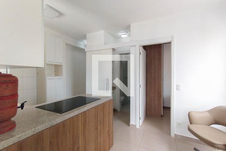 Sala e cozinha de apartamento para alugar com 1 quarto, 40m² em Vila Mariana, São Paulo