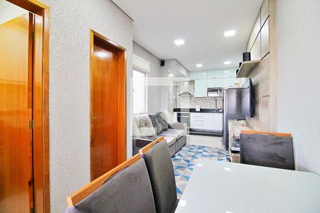 Sala/Cozinha de apartamento à venda com 3 quartos, 100m² em Vila Camilópolis, Santo André
