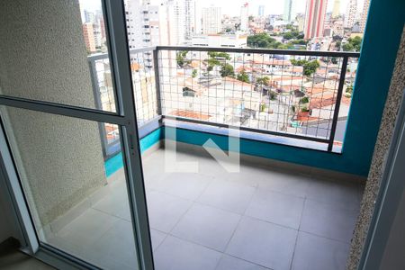 Varanda da Sala de apartamento para alugar com 2 quartos, 54m² em Vila São Pedro, Santo André