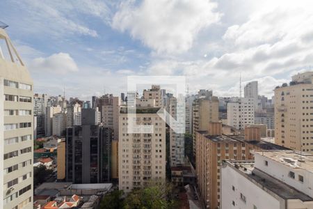 Sala - vista de apartamento para alugar com 1 quarto, 33m² em Jardim Paulista, São Paulo