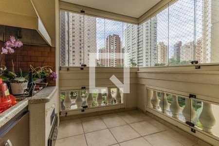 Varanda Gourmet de apartamento para alugar com 3 quartos, 147m² em Vila Suzana, São Paulo