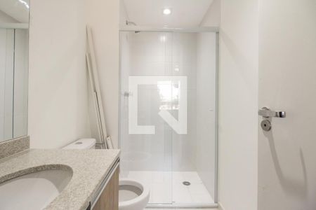 Banheiro  de kitnet/studio para alugar com 1 quarto, 24m² em Vila Gomes Cardim, São Paulo