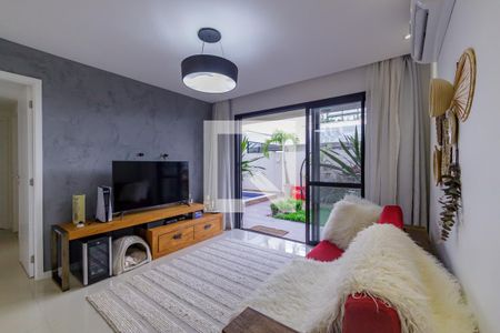 Sala de casa de condomínio à venda com 3 quartos, 125m² em Recreio dos Bandeirantes, Rio de Janeiro