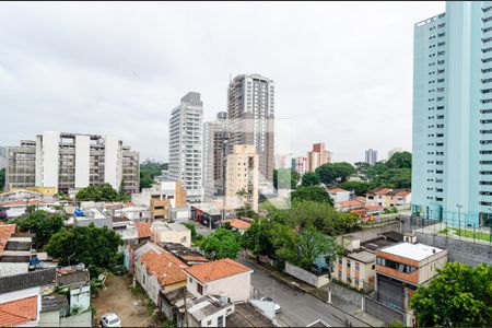 Vista da Varanda de kitnet/studio à venda com 1 quarto, 27m² em Vila Clementino, São Paulo