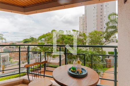 Sacada da Sala de apartamento à venda com 3 quartos, 103m² em Jardim Aurélia, Campinas