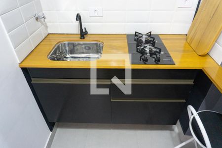 Sala/Cozinha de apartamento para alugar com 1 quarto, 32m² em Centro, São Paulo