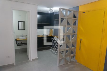 Sala/Cozinha de apartamento para alugar com 1 quarto, 32m² em Centro, São Paulo