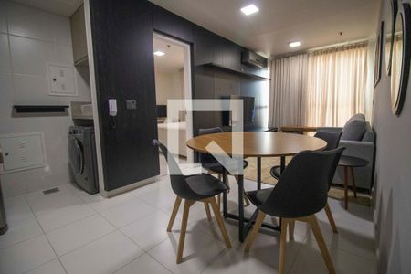 Sala de apartamento para alugar com 1 quarto, 41m² em Jardim Goiás, Goiânia